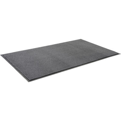 Tapis d'entrée gris anthracite Grantham