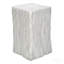 Table d'appoint, H 25 po, intérieur ou extérieur, bout, table de chevet, table d'appoint, carré, salon, chambre à coucher, blanc, contemporain, moderne