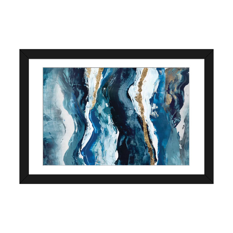 " Effectus II " by Isabelle Z, 16" H x 24" W, Framed Print, Black