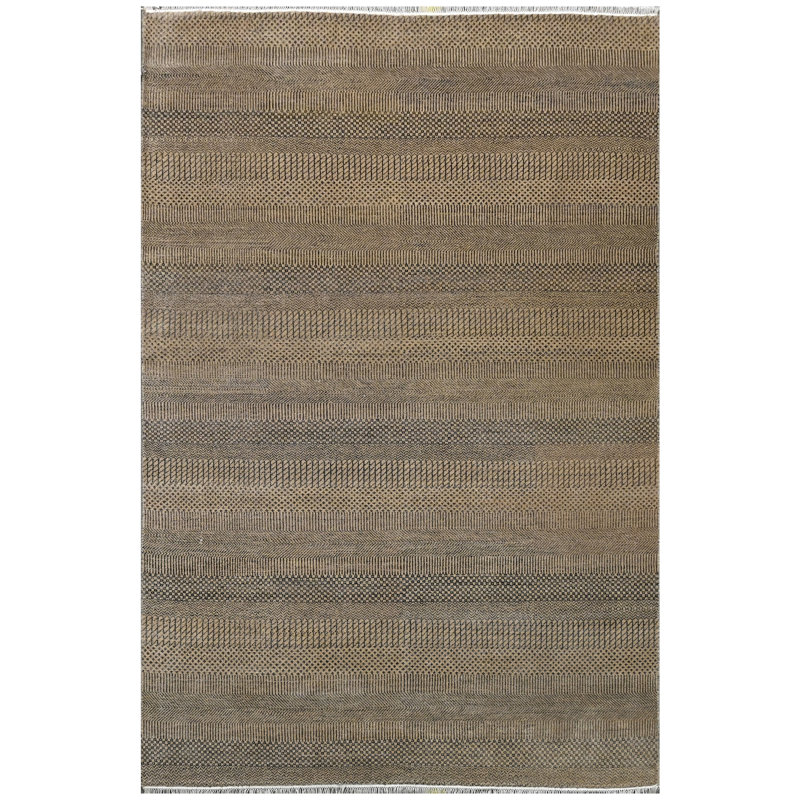 One-of-a-Kind Rectangle 5'11" X 8'11" Hand Knotted Area Rug
