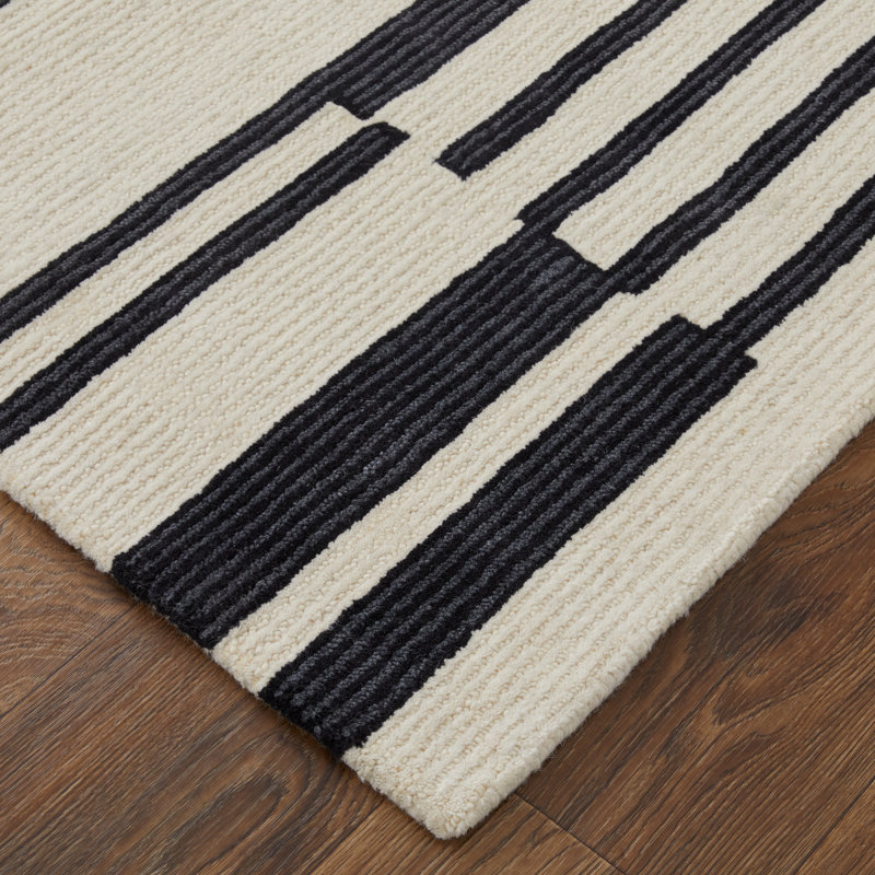 Ryo Performance Striped Indoor Rug, Rectangle 10' x 14'