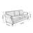 American Retro Light Luxury Green Sofa