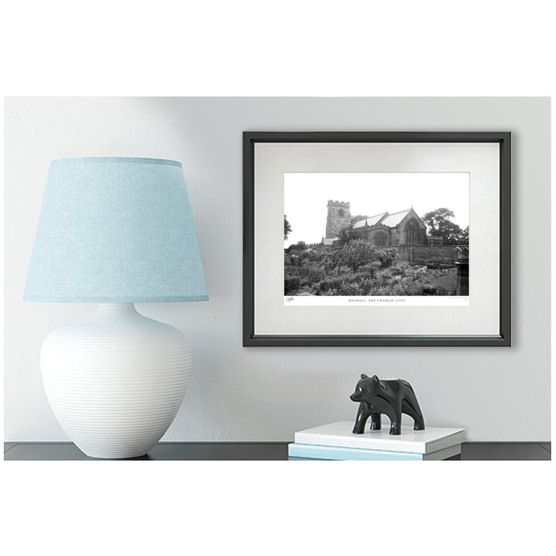 Heswall, The Church C1935 by Francis Frith - Single Picture Frame Print, 40cm H x 50cm W x 2.3cm D