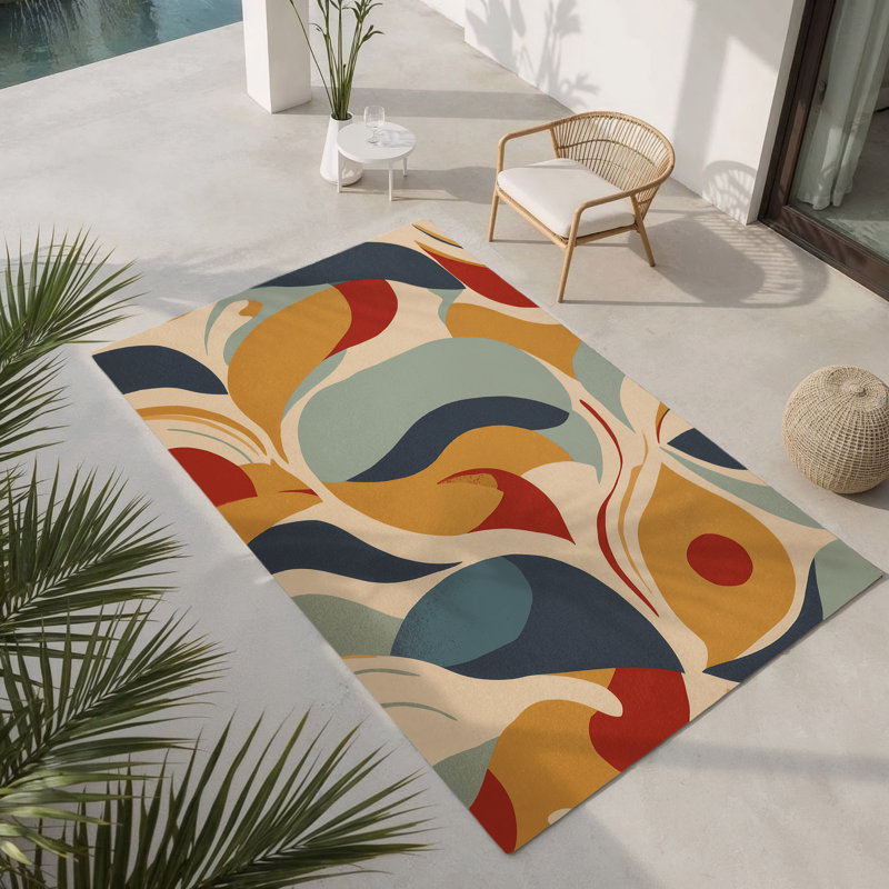 Tapis intérieur et extérieur Perky Sparkle, Rectangle 5 pi x 7 pi