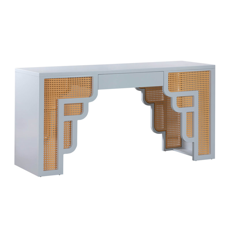 Executive Desk, Pastel Blue