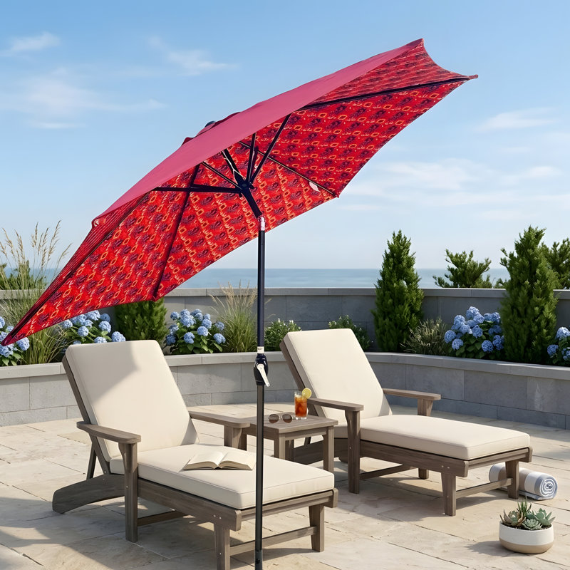 Parasol 9 pi 9 pi , Rouge