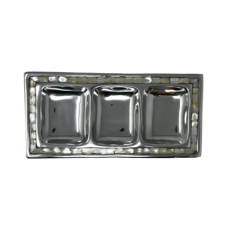 Mother Of Pearl 3 Divided Tray