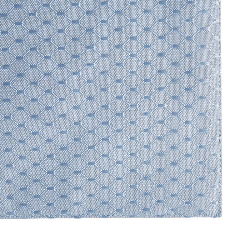 Behling Geometric Table Runner, Rectangular 90" x 15", Blue
