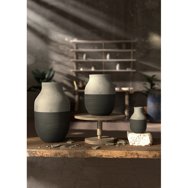 Omaggio Ceramic / Porcelain Table Vase, 4.9" H x 3.1" W x 3.1" D