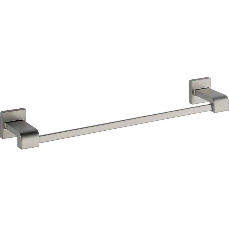Ara Wall Mounted Towel Bar, 2.3" H x 18" L x 3.5" D, Brilliance Stainless