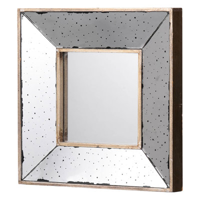 12" X Silver Living Room Wall Decorative Accent Mirror - Suitable For Entryway, Office, Bedroom, Hallway Crystal-clear Reflection, Fashionable Touch B
