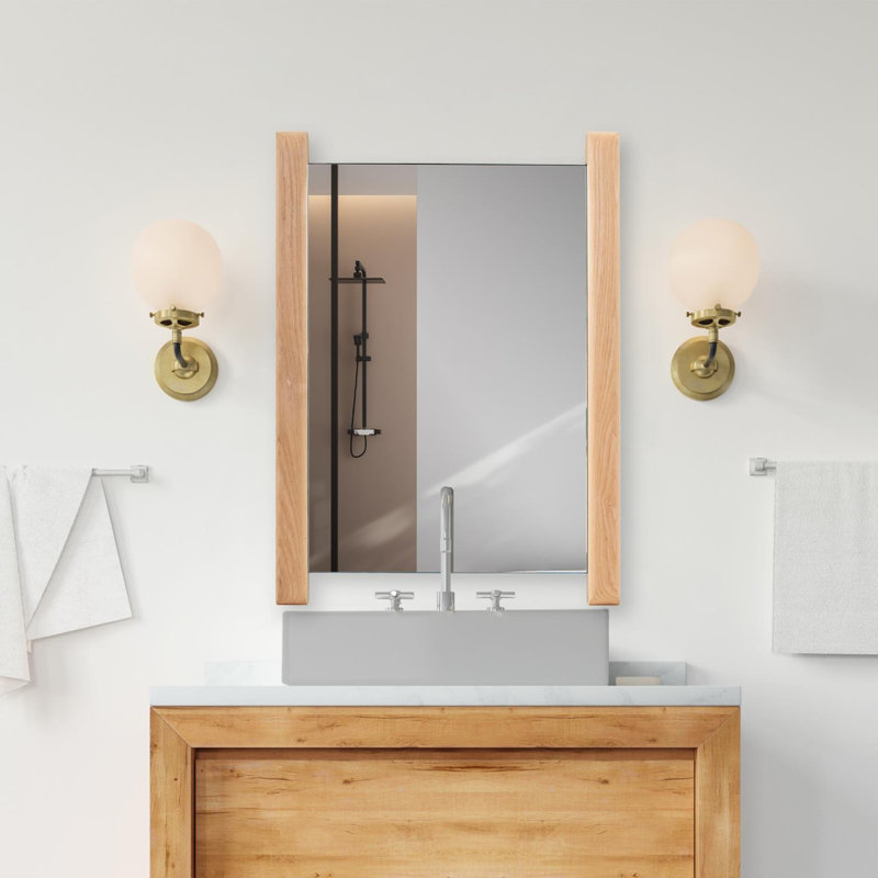 Grand miroir incliné The Angeles, 22 po x 16 po