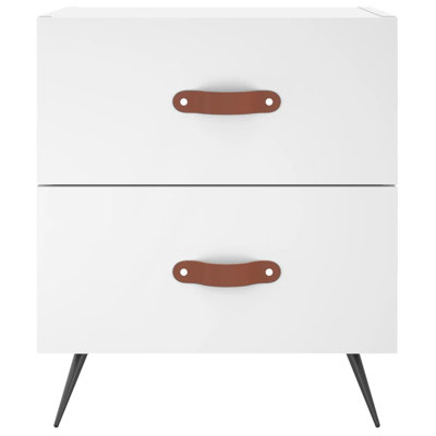 Hilaire 40cm W Iron Bedside Table