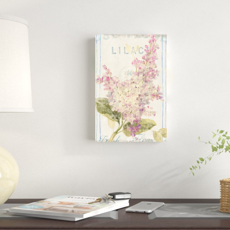 «Floursack Florals V» par Danhui Nai, reproduction d'art sur toile tendue, H 12 po x l 8 po