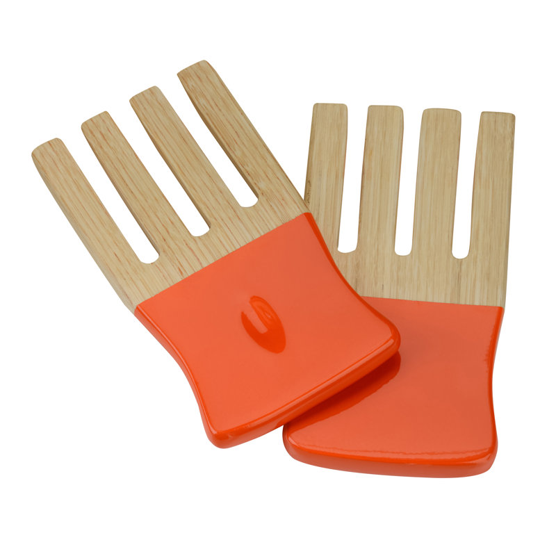 Brambly Cottage Solutre Meat Cooking Fork, Orange