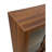 Wall Mounted Wine Cabinet With Glass Doors And Bottle Storage
