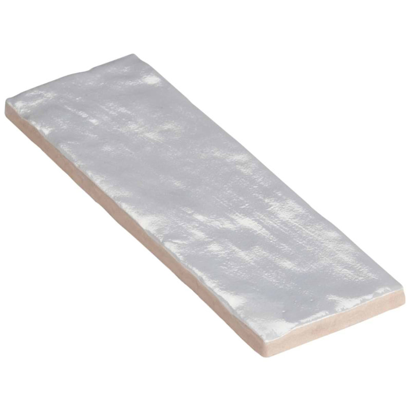 Montauk 2x8 Mixed Finish Ceramic Tile, Sky Blue
