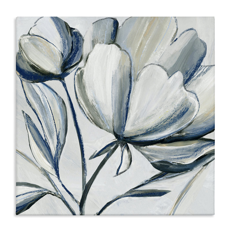 «Blooming Sun Bleached Flowers», art mural par Hannah Dawson, H 36 po x l 36 po