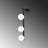Stylish Wall Lamp, Black & White Metal Body, 23.6 x 9.8 inches | Total Height: 23.2 inches, Base Plate: 4.7 inches Diameter | IP20 Rating, 3 x G9 Socket (Bulb Not Included) | Perfect for Bohemian, Industrial & Scandinavian Decor-2134925360