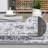 Vintage Floral Distressed Printed Area Rug Machine Washable Non Slip Stain Resistant Bodered Low Pile Ultra Thin Pet Friendly Vacuum Clean Easy To Clean Floor Carpet for Living Room-1553939754
