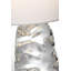 AERIN Lupin 16" Cordless Accent Lamp in Clear Glass with Linen Shade