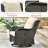 Klodjana Premium All-Weather Wicker 7 - Person Patio Conversation Set with Cushions-1223734461-1223734450
