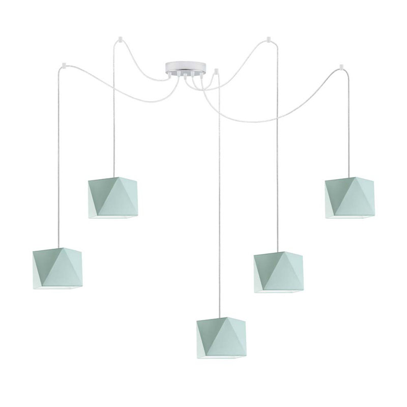 Thursa 5 - Light Pendant, Mint Green