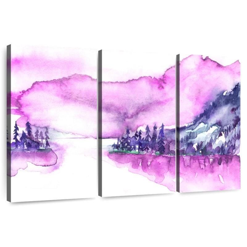 Avery Pink Mountain, 32" H x 50" W