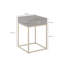 Berthina 45cm W Metal Bedside Table