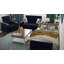 Collection Upholstered Convertible Wood Trimmed Loveseat With Storage-1163163801