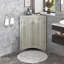 Armoire de rangement triangulaire pour salle de bain avec tablettes réglables, armoire de plancher autoportante pour la cuisine à domicile