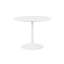 Aarshi Round Metal Base Dining Table-1695737431
