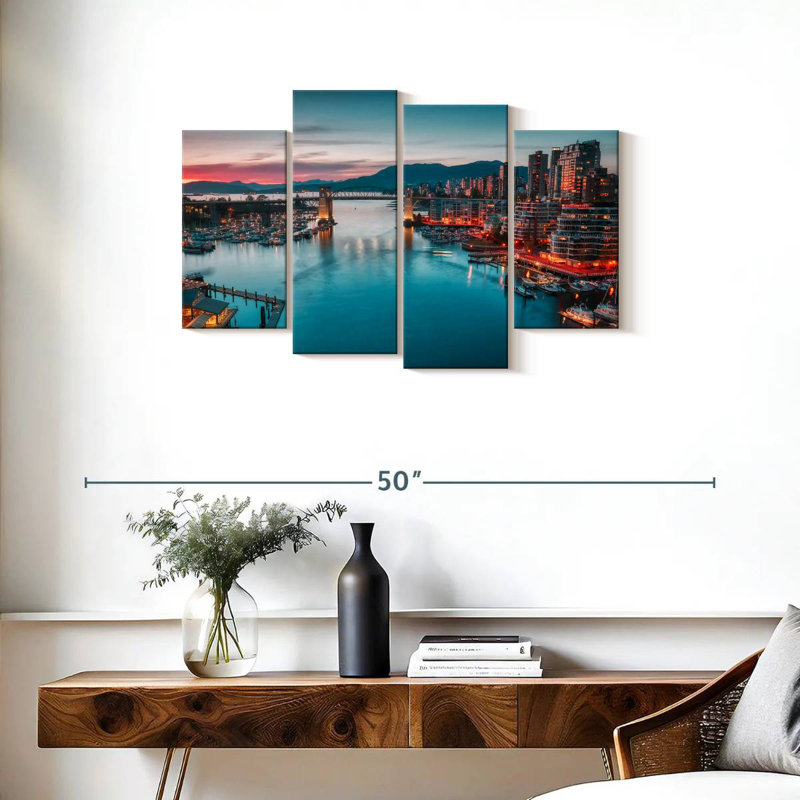 Tergel Vancouver Waterfront Skyline, H 22 po x l 36 po