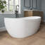 Baignoire de trempage autoportante en acrylique 65 po Tidal