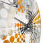 Machell - Horloge murale peinture abstraite-792094748