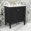 Meuble-lavabo minimaliste de 30 po avec lavabo - conçu avec deux portes et une tablette intégrée-1011348715