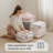 Compression Storage Bags 8 Pack - Space Saving Vacuum Storage Bags With Window Zipper For Blankets, Puffer Jackets, Comforters, Sweaters, Bedding And Clothes
