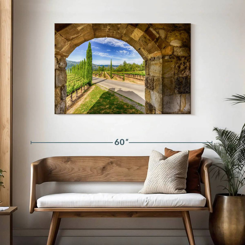 Alvord Winery In Napa, H 30 po x l 45 po