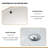 MONSFEST 13.5'' Ceramic Circular Bathroom Sink
