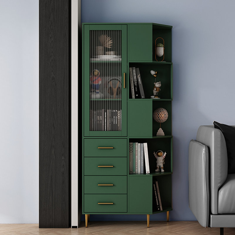 Bibliothèque de style moderne, Vert