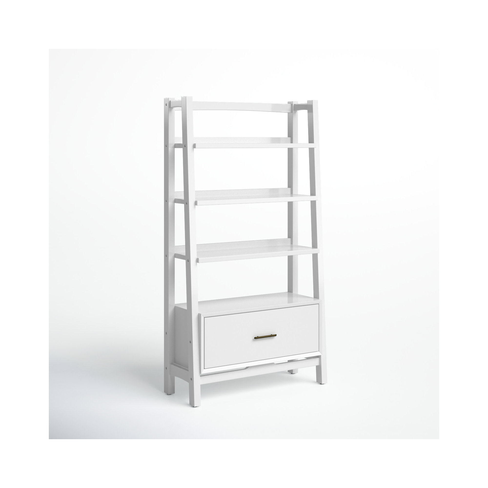 Stiles Etagere Bookcase, White, 70"H x 38"W x 15"D 