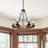 Bundaberg 6 - Light Unique Dimmable Wagon Wheel Farmhouse Chandelier with Wood Accents