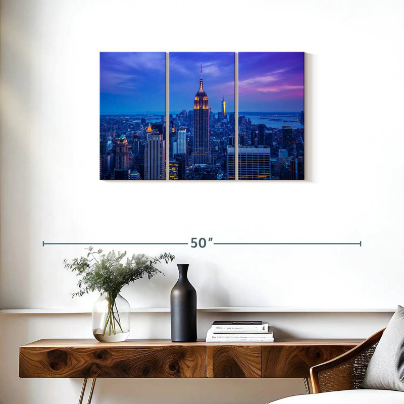 Lilie Dusky Empire State Building, H 20 po x l 33 po