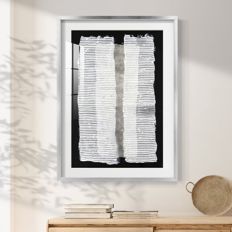 White Pillars II -Framed Print