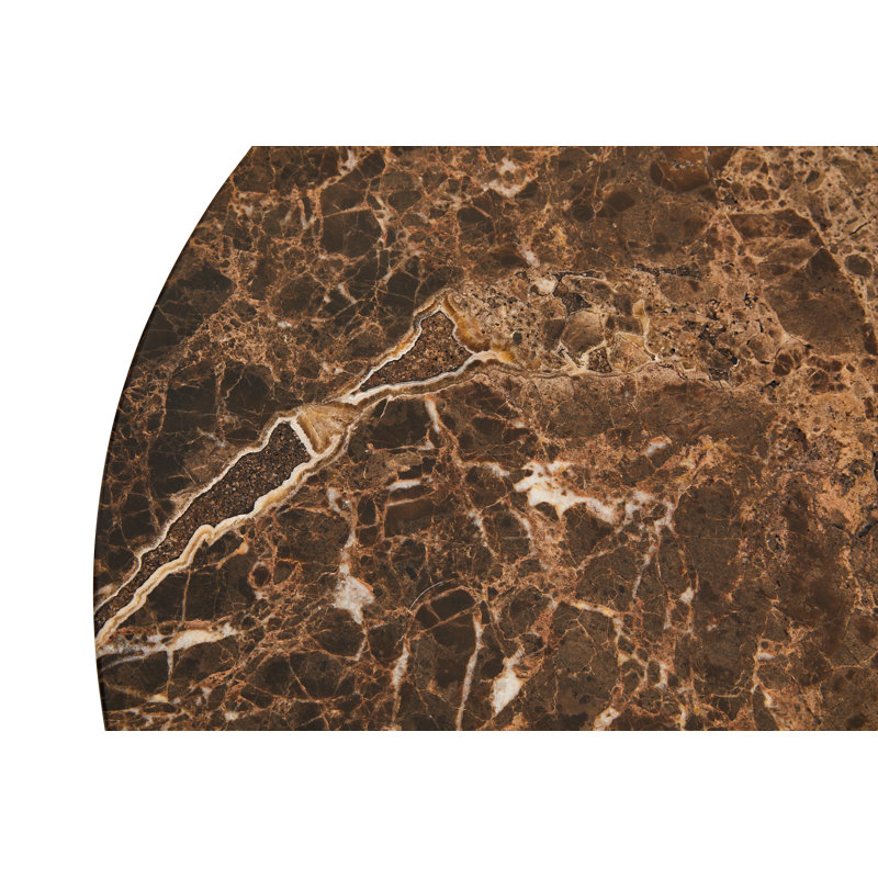 Egg Designs 'Drop' Black Marble End Table