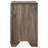 Tomasina Washed Taupe 2-Drawer Rectangular Nightstand