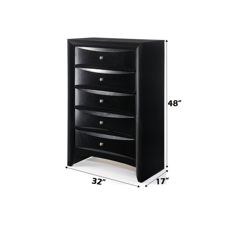 Commode irlandaise, Noir