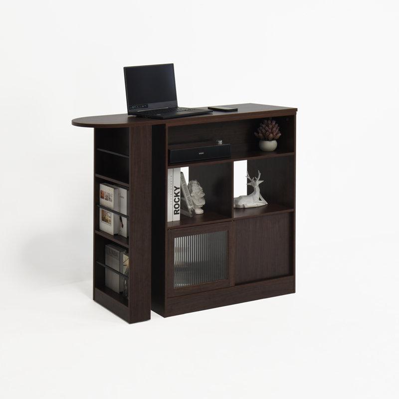 Modern Bar Cabinet with Rotating top