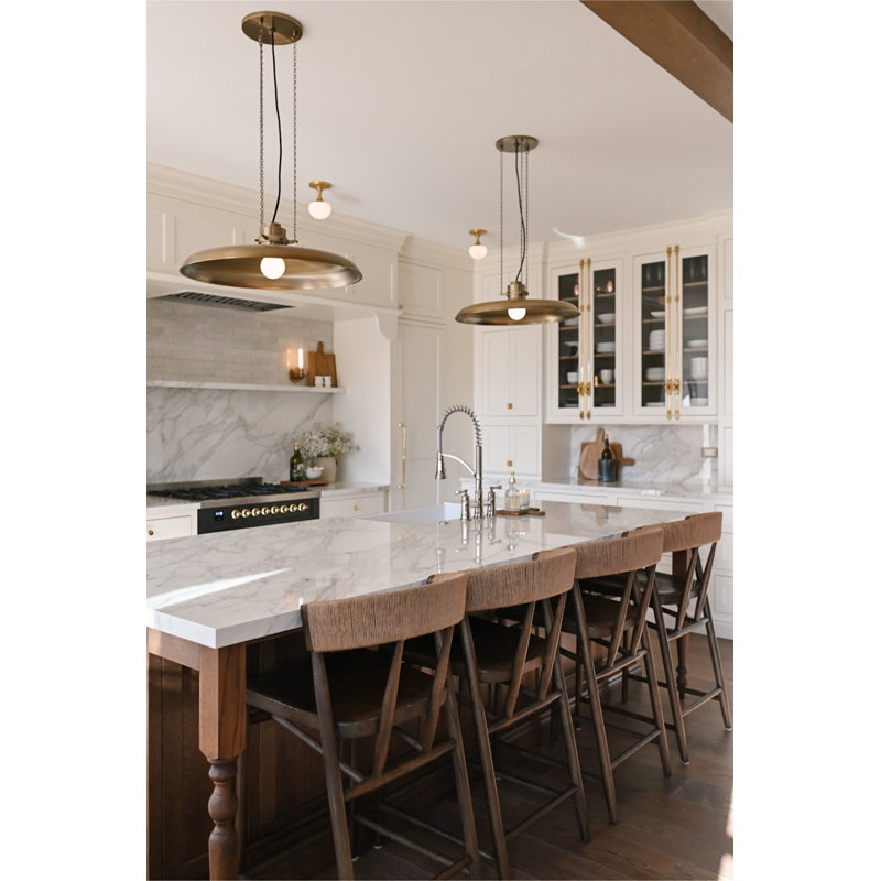 Rainhill 1 Light Pendant, 9" H x 24" W x 24" D