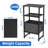 4-Tier Printer Stand With Fabric Drawer, Large Printer Table With Storage Shelf, Side Table